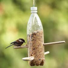 cum să faci un alimentator de păsări dintr-o sticlă